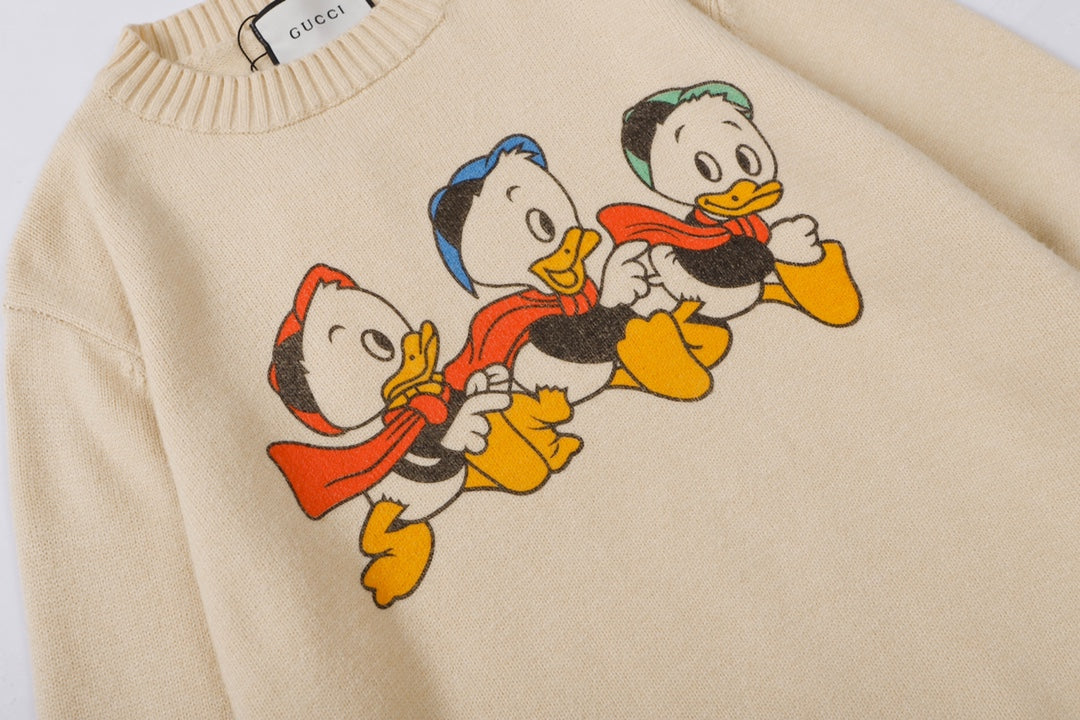Funny Duck Knitted Sweater
