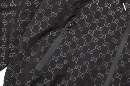 G's classic black zip-up hoodie jacket