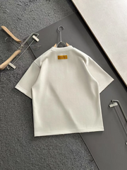 L's pearl-patterned breathable cotton T-shirt (excellent quality)