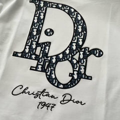 D's  logo + "1947" embroidered T-shirt