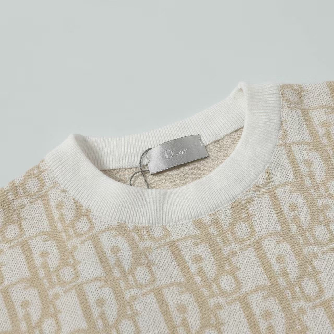 D's breathable logo full print sweater