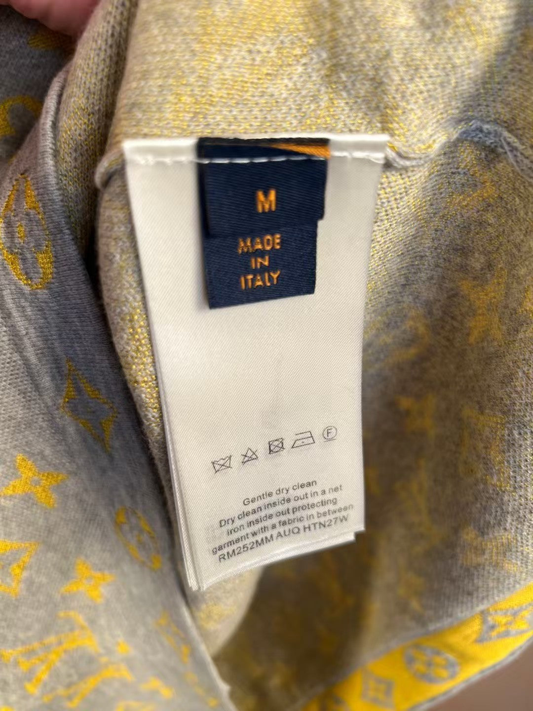 L's Summer new style full word monogram letter jacquard knitted sweater