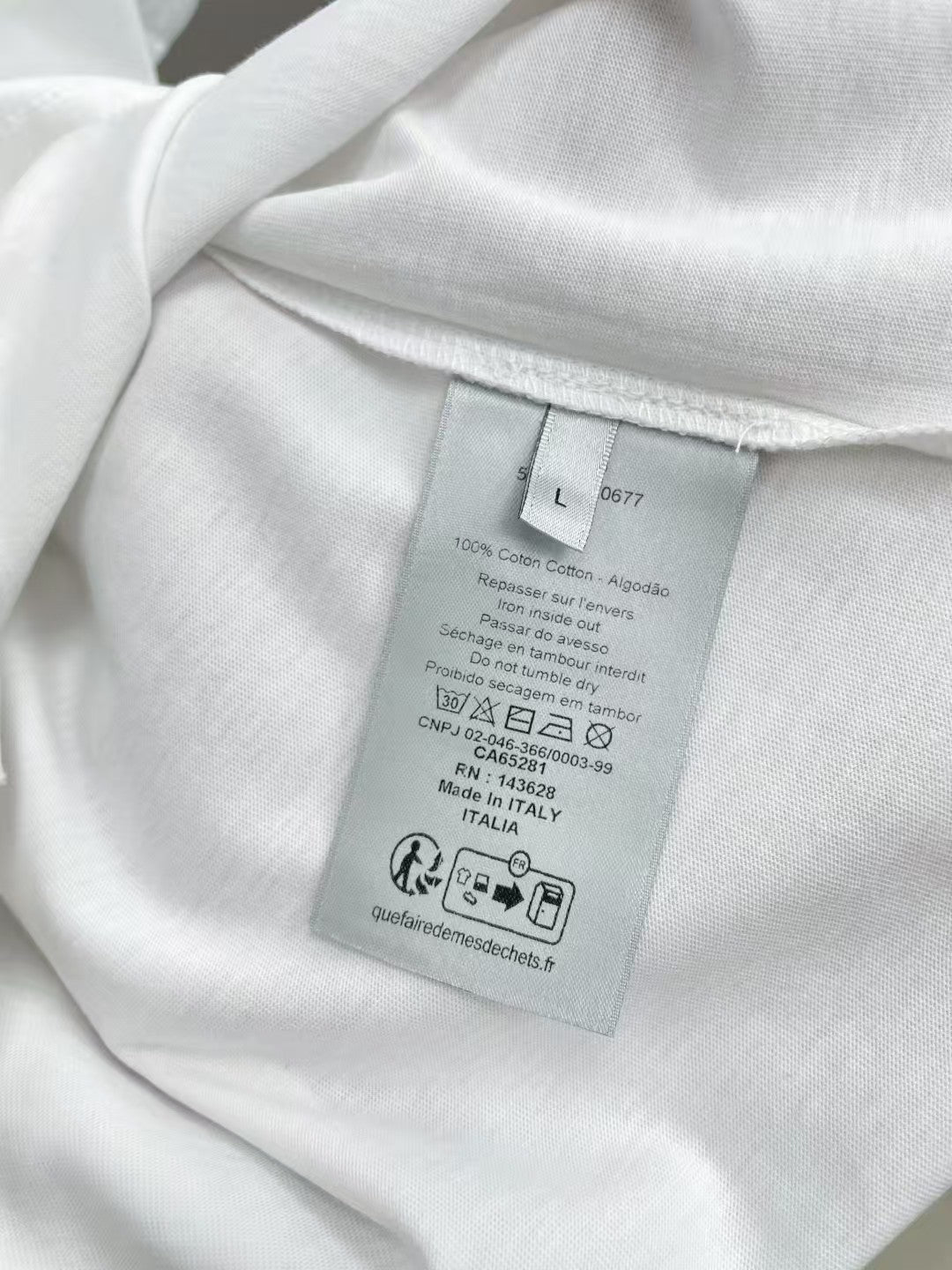 D's Casual Classic Simple Letter Logo T-shirt