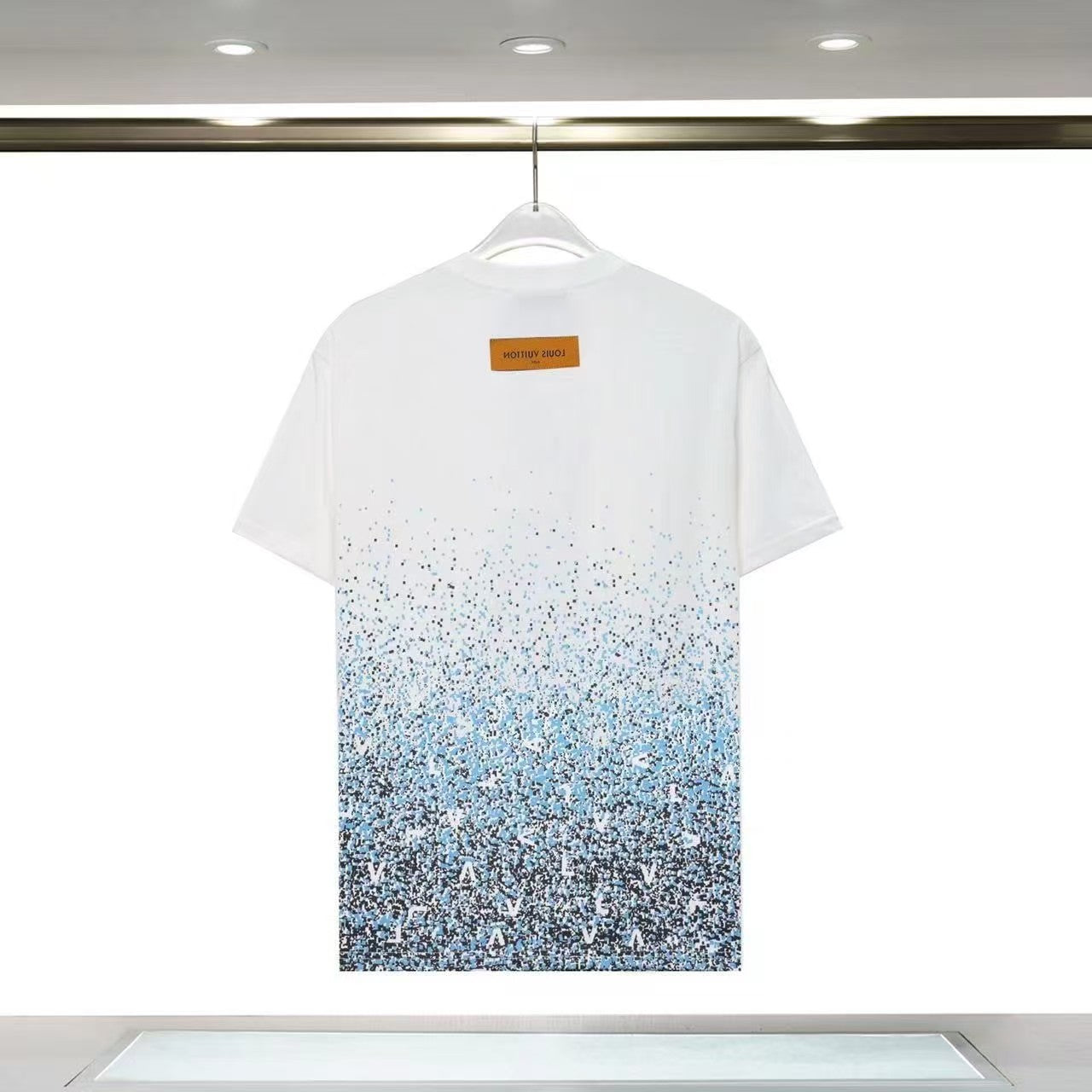 L's Starry Sky Mosaic Pixel Gradient T-shirt