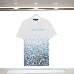 L's Starry Sky Mosaic Pixel Gradient T-shirt
