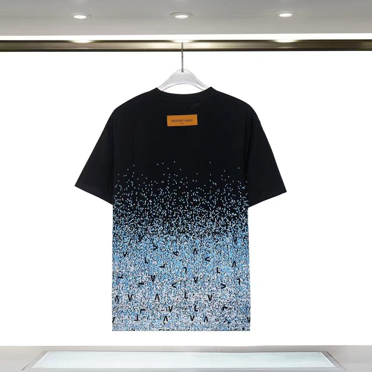 L's Starry Sky Mosaic Pixel Gradient T-shirt