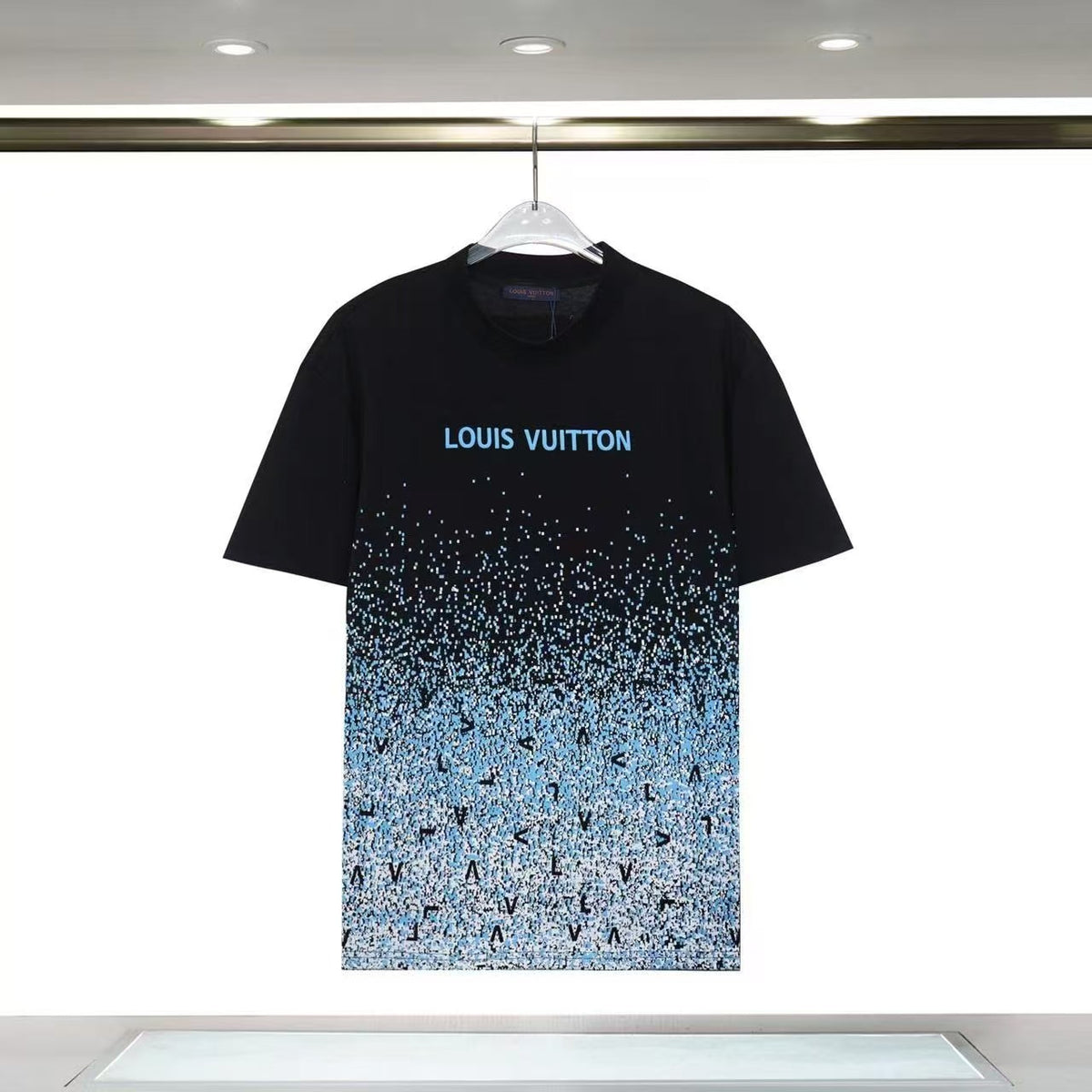 L's Starry Sky Mosaic Pixel Gradient T-shirt