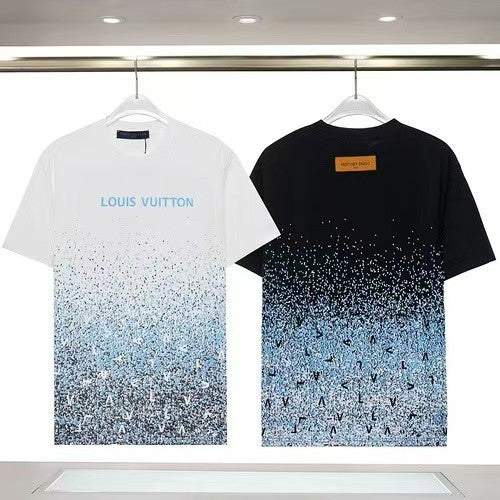 L's Starry Sky Mosaic Pixel Gradient T-shirt