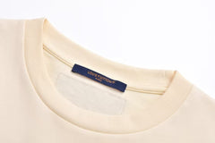 L's front pocket and back letter T-shirt