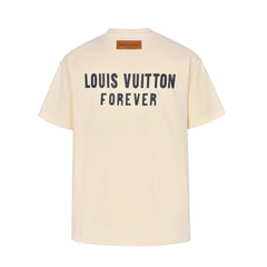 L's front pocket and back letter T-shirt