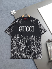 G's 2025 Spring/Summer Latest Style Chest Logo T-Shirt