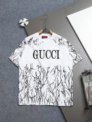 G's 2025 Spring/Summer Latest Style Chest Logo T-Shirt