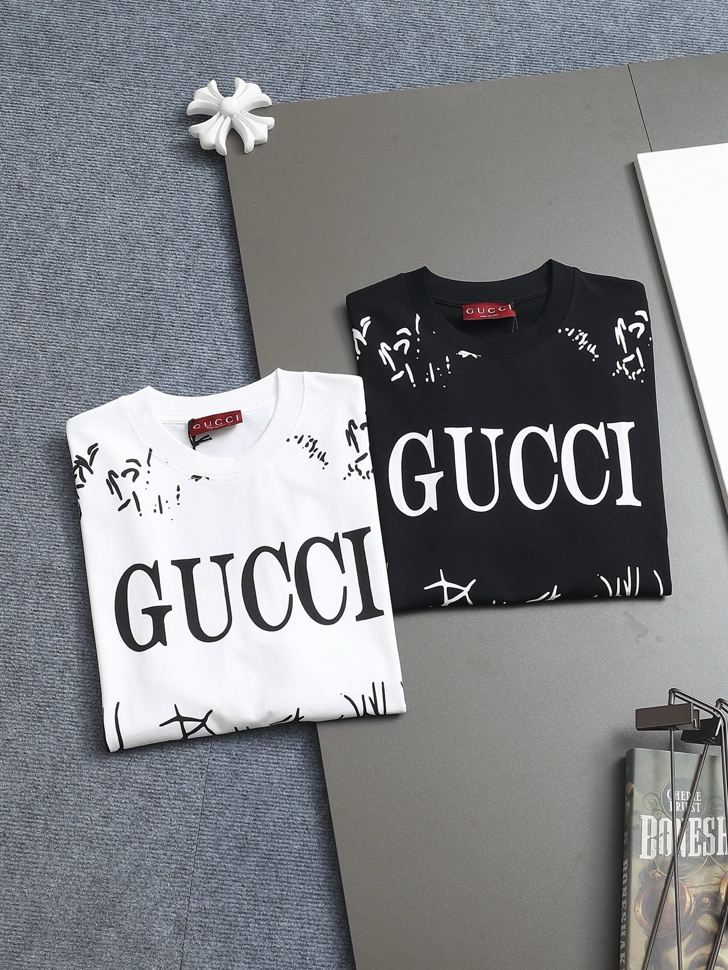 G's 2025 Spring/Summer Latest Style Chest Logo T-Shirt