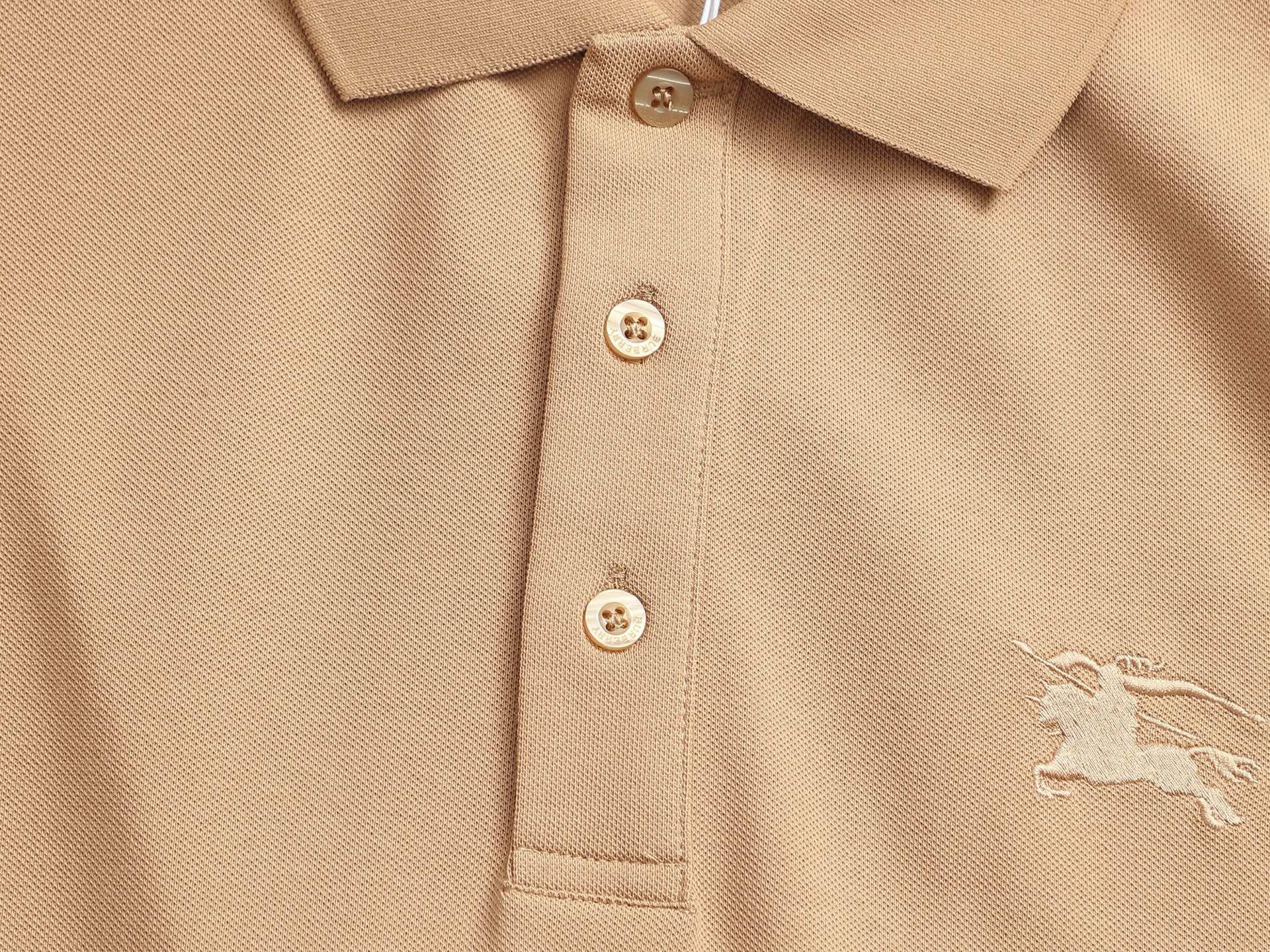 Bu's 2025 latest counter polo shirt with shoulder texture
