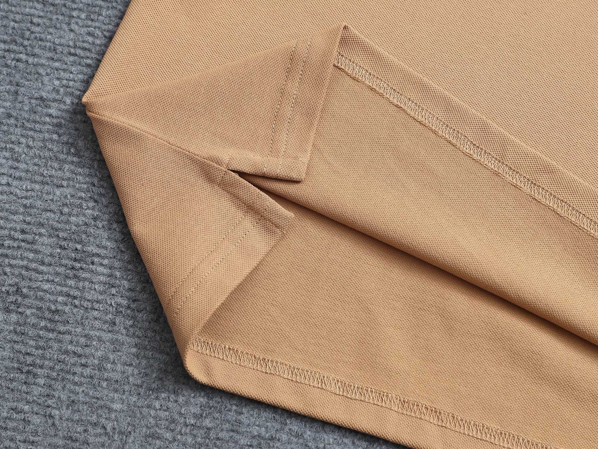 Bu's 2025 latest counter polo shirt with shoulder texture