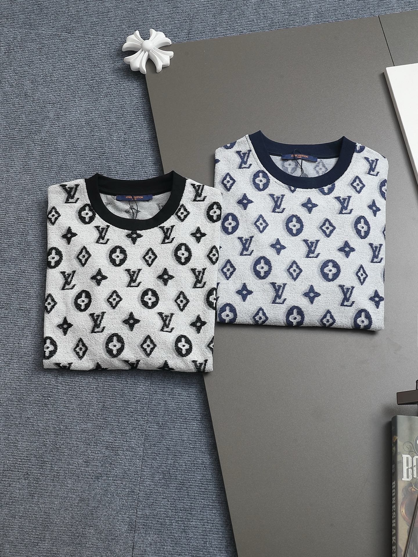 L's Personalized Towel Fabric T-shirt Set