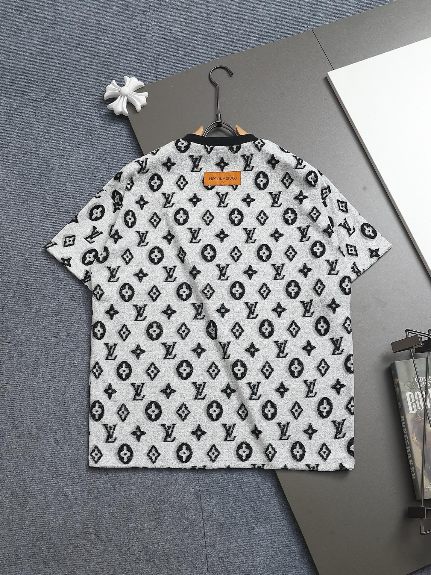 L's Personalized Towel Fabric T-shirt Set