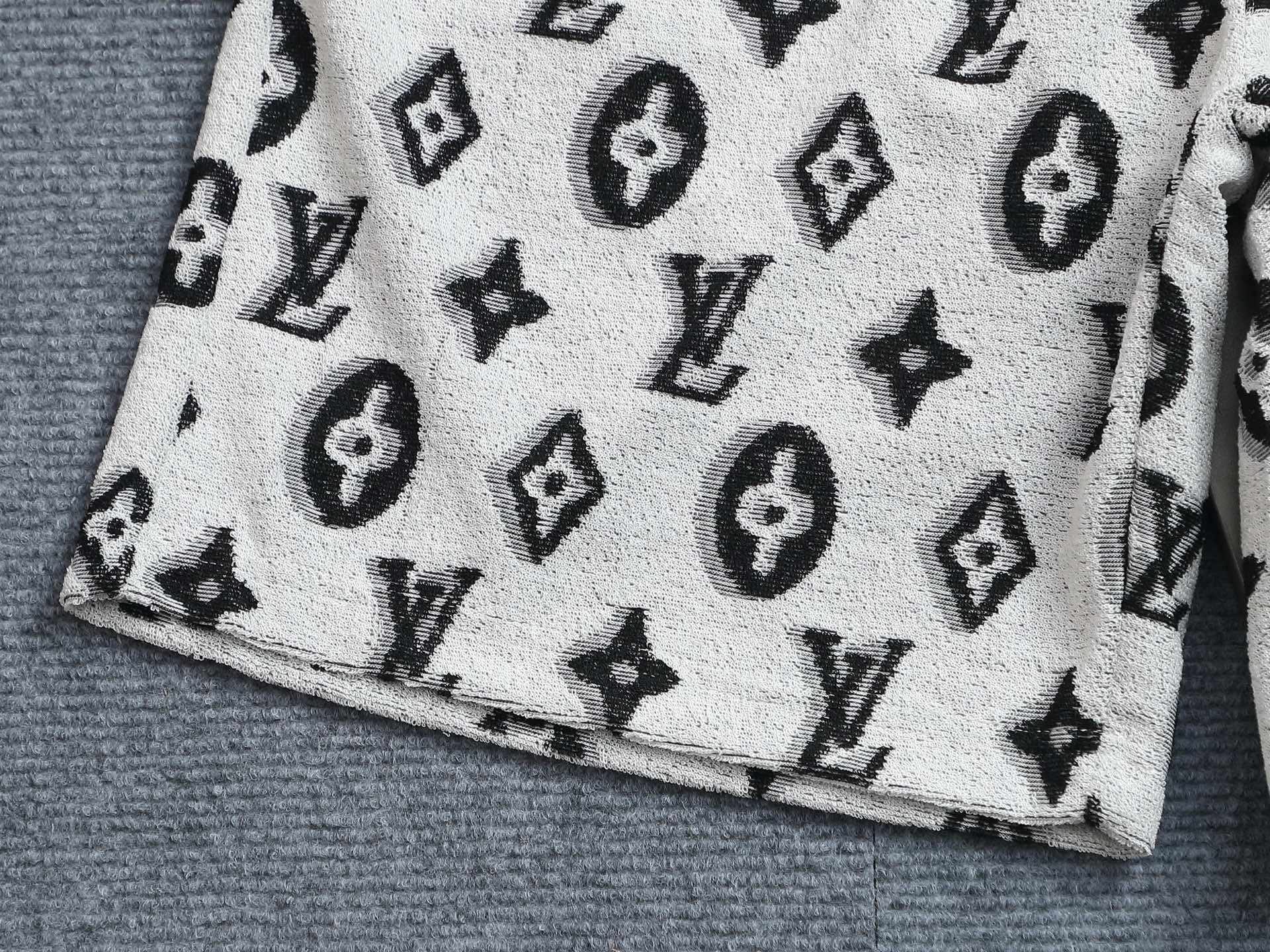 L's Personalized Towel Fabric T-shirt Set