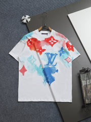 L's Full Print Simple Inkjet Logo T-shirt