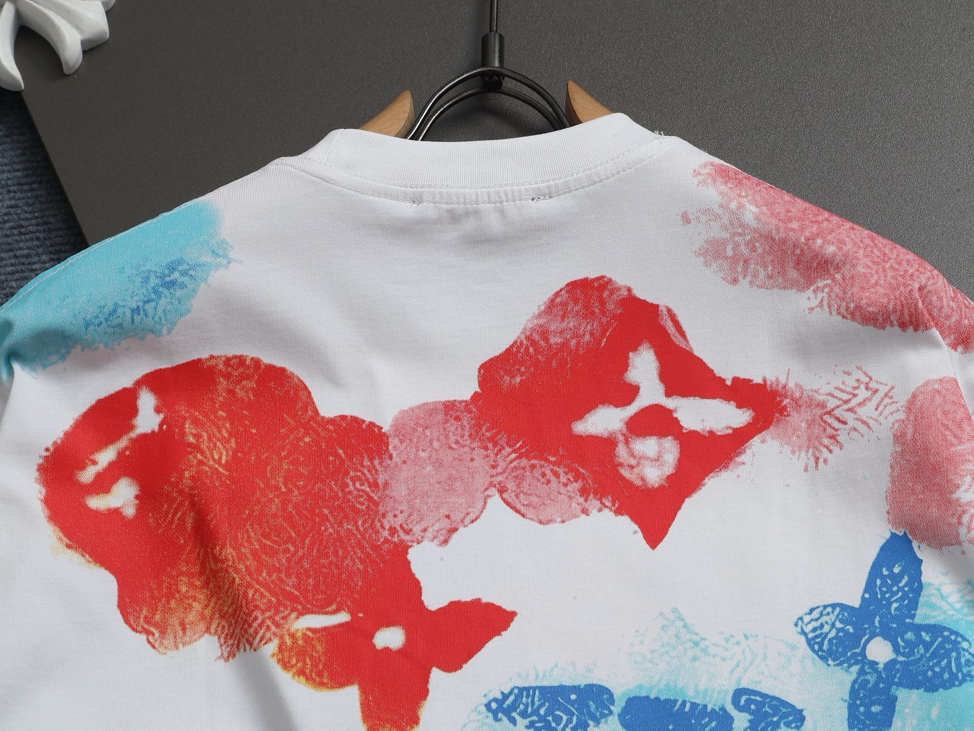 L's Full Print Simple Inkjet Logo T-shirt