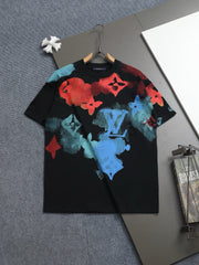 L's Full Print Simple Inkjet Logo T-shirt