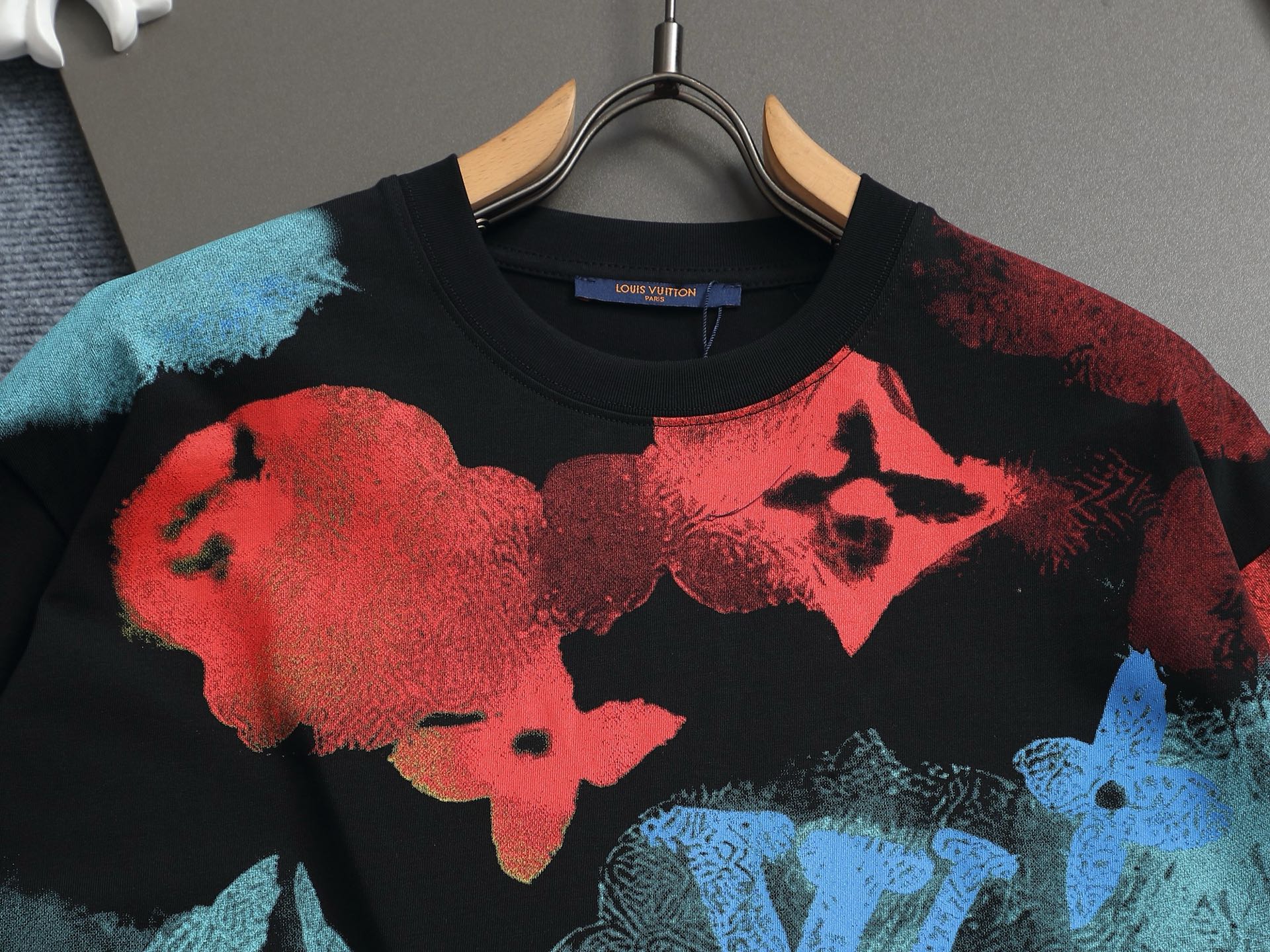 L's Full Print Simple Inkjet Logo T-shirt