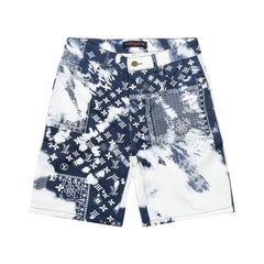 L's Cashew flower tie-dye explosive shorts