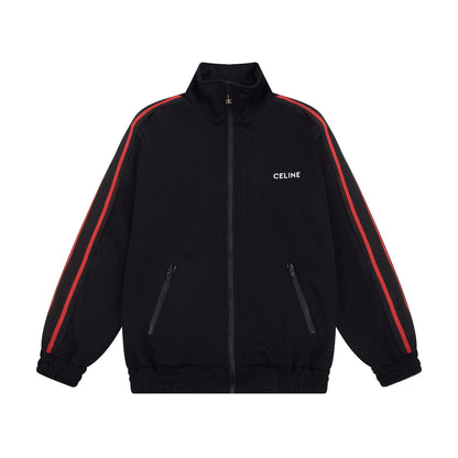 C's Two Red Lines On The Sleeves Jacket