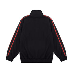 C's Two Red Lines On The Sleeves Jacket