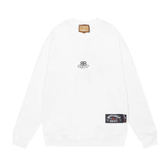 Joint Embroidered Print Sweatshirt