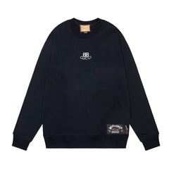 Joint Embroidered Print Sweatshirt