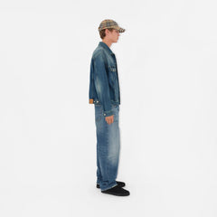 Check Cotton Baseball Cap