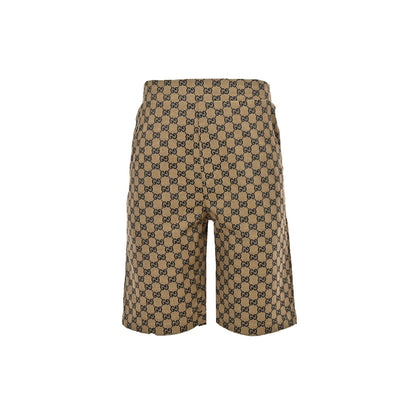Full print jacquard shorts